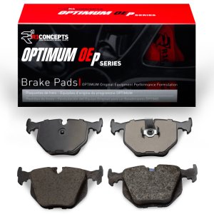 BMW 330Ci Brake Pads - Rear - R1 Concepts - Optimum OE - `99-`10